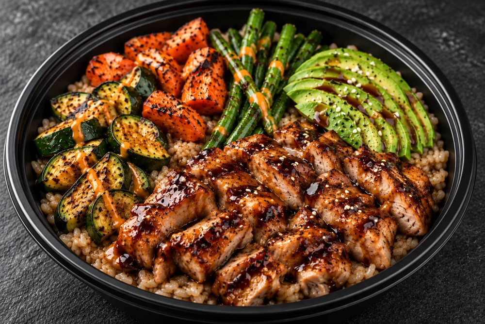 Chicken Teriyaki Nikkei Bowl