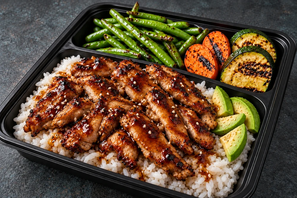 Chicken Teriyaki Nikkei Plate