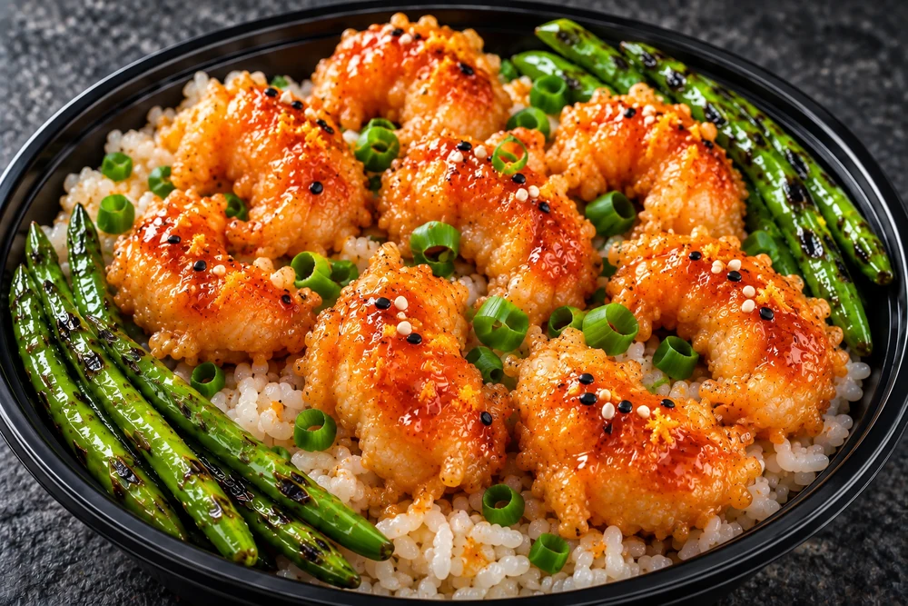 Orange Shrimp Bowl