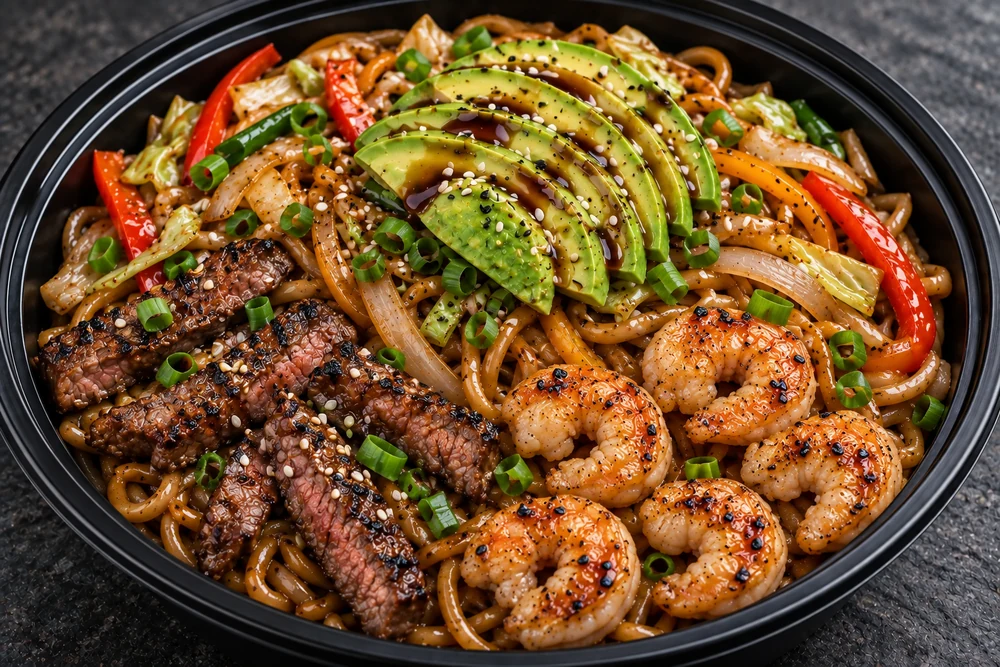 Surf & Turf Yakisoba Noodles